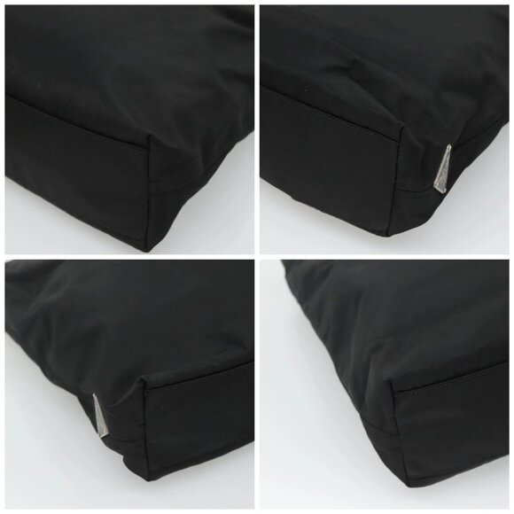 PRADA Chain Shoulder Bag Nylon Black Auth - Picture 16 of 16